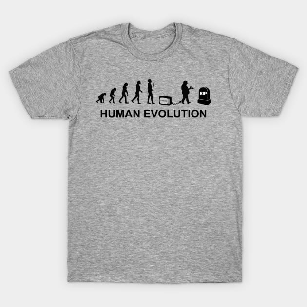 Human Evolution T-Shirt by TheManyFaced